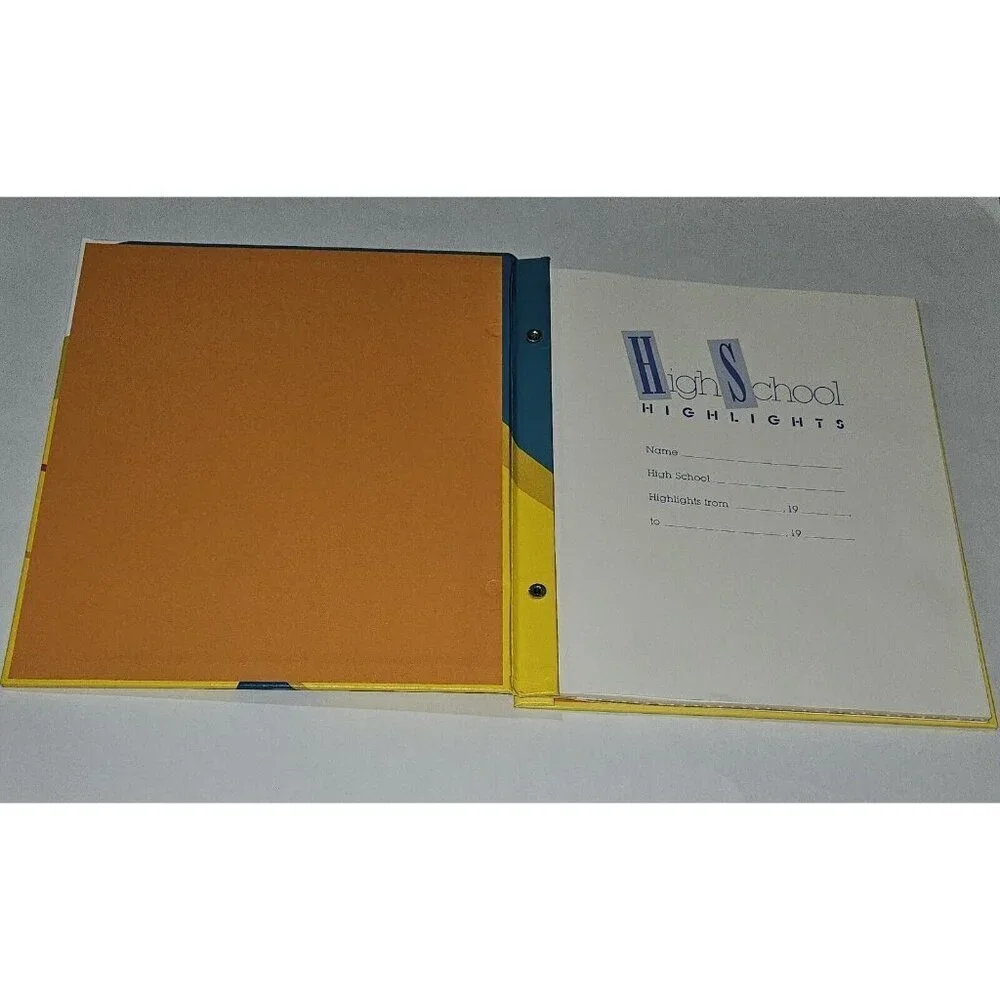 VTG Hallmark High School 19xxs Scrapbook Photo Album Combo Reunion NEVER USED